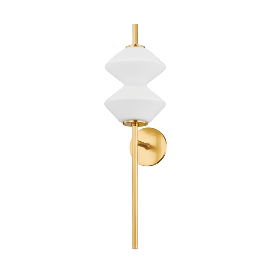Hudson Valley Barrow Wall Sconce Aged Brass