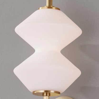 Hudson Valley Barrow Wall Sconce in Aged Brass, alternate view 1