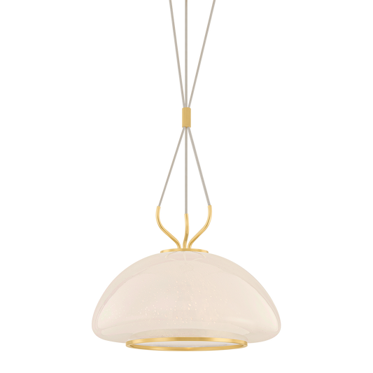 Hudson Valley Baudette 18" Pendant Aged Brass