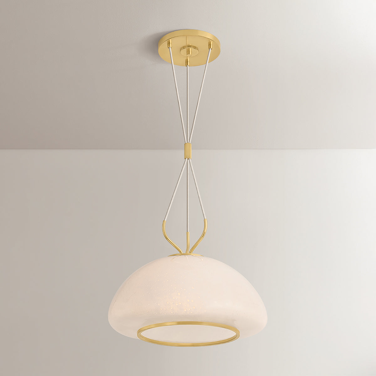 Hudson Valley Baudette 18" Pendant in Aged Brass, alternate view 2