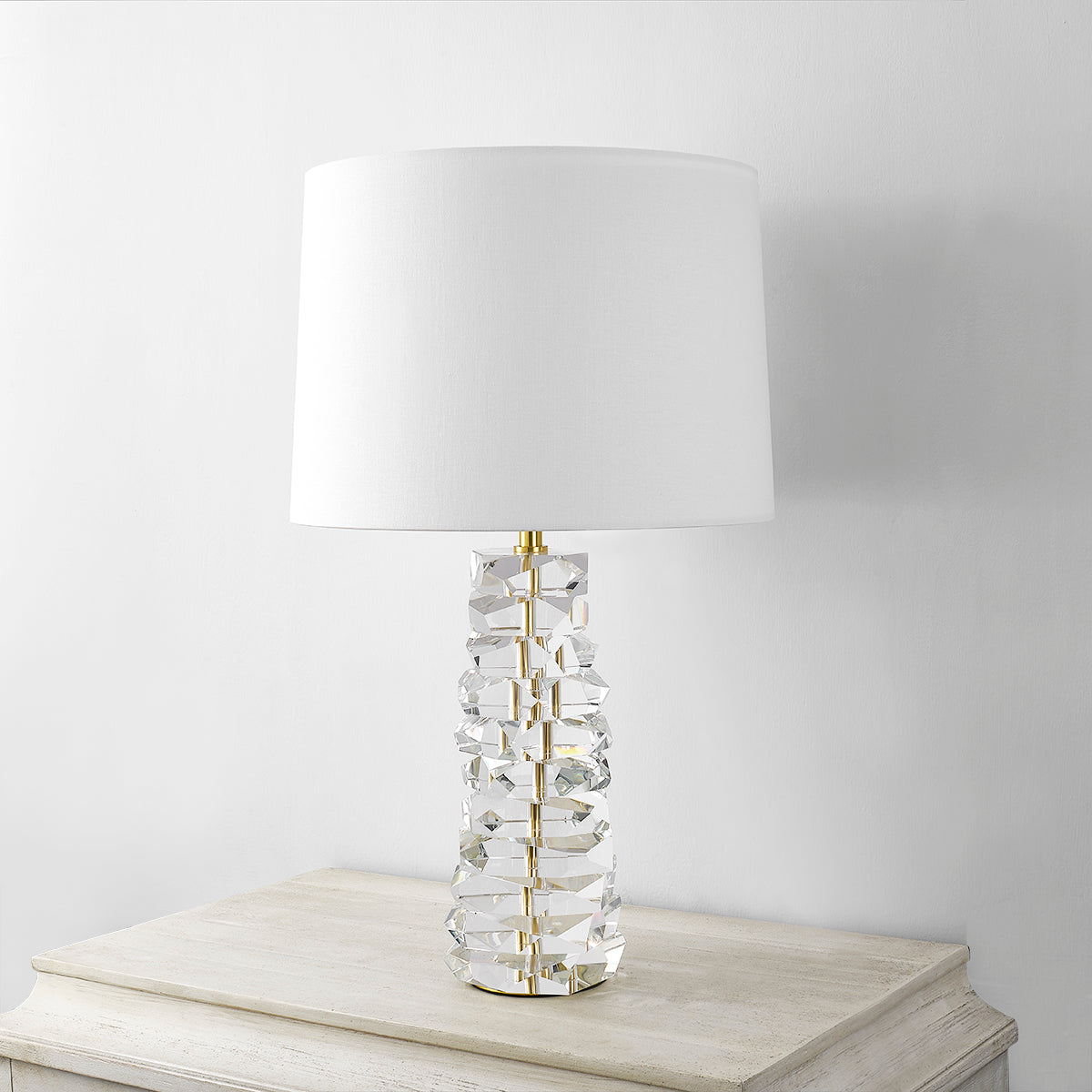 Hudson Valley Bellarie Table Lamp Aged Brass detail view 3