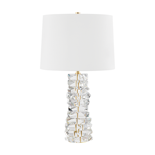Hudson Valley Bellarie Table Lamp Aged Brass