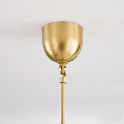 Hudson Valley Belleville 10" Pendant in Aged Brass, alternate view 2