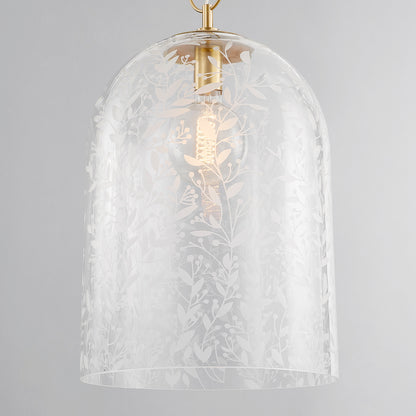 Hudson Valley Belleville 14" Pendant in Aged Brass, alternate view 1