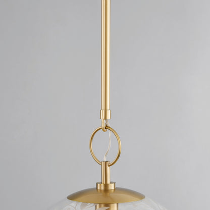 Hudson Valley Belleville 14" Pendant in Aged Brass, alternate view 2