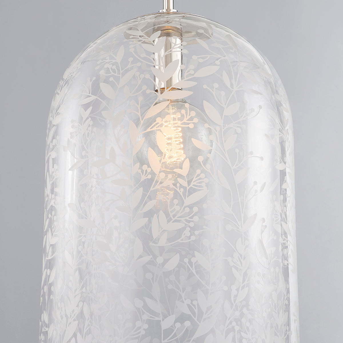Hudson Valley Belleville 14" Pendant in Polished Nickel, alternate view 1