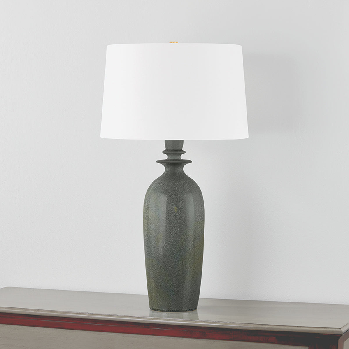 Hudson Valley Bellmawr Table Lamp in Aged Brass, alternate view 1