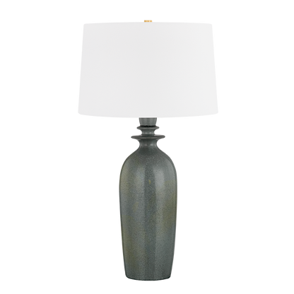Hudson Valley Bellmawr Table Lamp Aged Brass