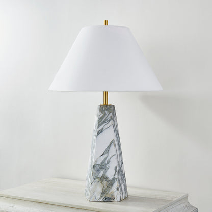 Hudson Valley Benicia Table Lamp in Aged Brass, alternate view 1