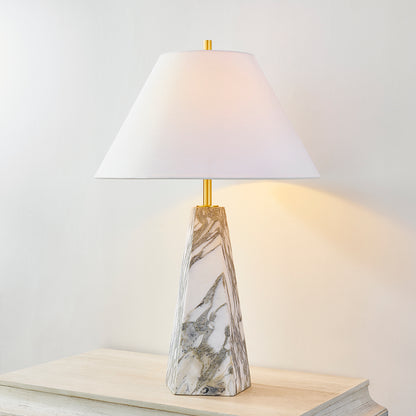 Hudson Valley Benicia Table Lamp in Aged Brass, alternate view 2