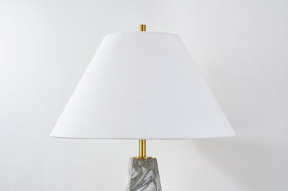 Hudson Valley Benicia Table Lamp Aged Brass detail view 2