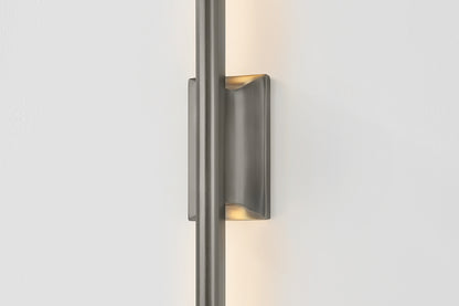 Hudson Valley Bernard Wall Sconce in Vintage Pewter, room setting 2