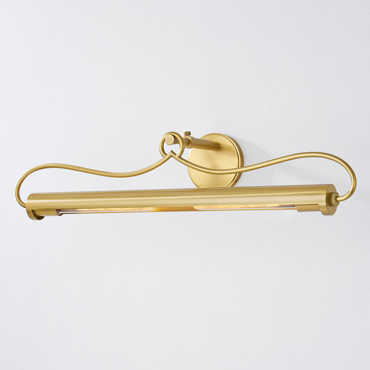 Hudson Valley Berun 28.25" 2-Light Picture Light in Aged Brass, alternate view 1