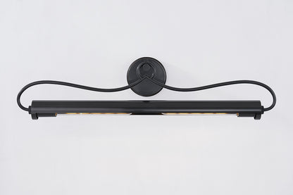 Hudson Valley Berun 28.25" 2-Light Picture Light in Old Bronze, room setting 1