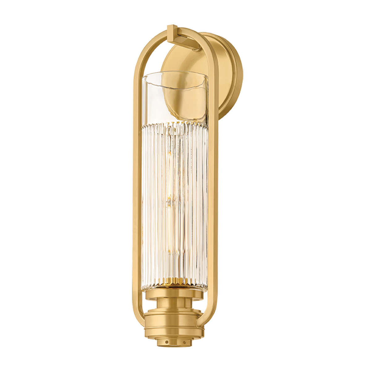 Hudson Valley Binnewater Wall Sconce Aged Brass