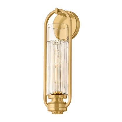 Hudson Valley Binnewater Wall Sconce Aged Brass