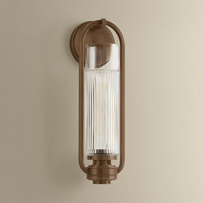 Hudson Valley Binnewater Wall Sconce in Historic Bronze, alternate view 1