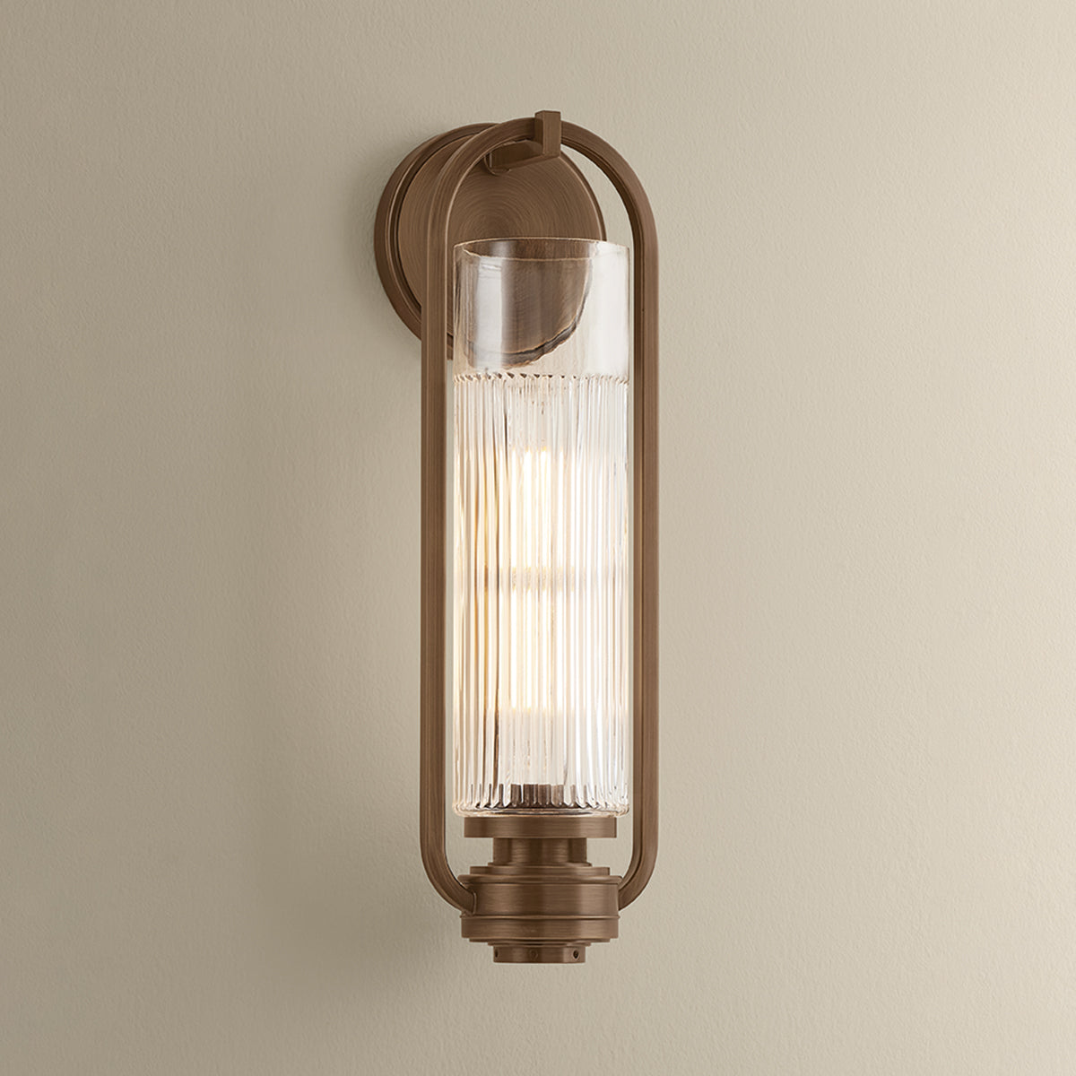 Hudson Valley Binnewater Wall Sconce in Historic Bronze, alternate view 2