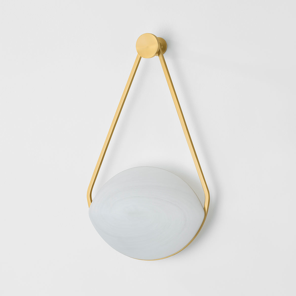 Hudson Valley Blaina Wall Sconce in Aged Brass, alternate view 1