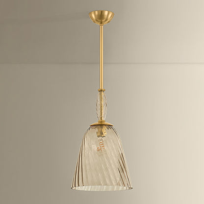 Hudson Valley Bleecker 11" Pendant in Aged Brass, alternate view 1