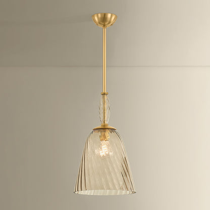 Hudson Valley Bleecker 11" Pendant in Aged Brass, alternate view 2