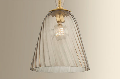 Hudson Valley Bleecker 11" Pendant in Aged Brass, room setting 3