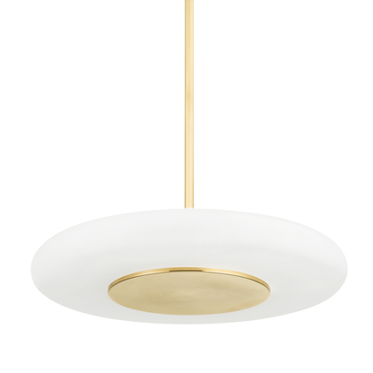 Hudson Valley Blyford 20.75" Pendant Aged Brass