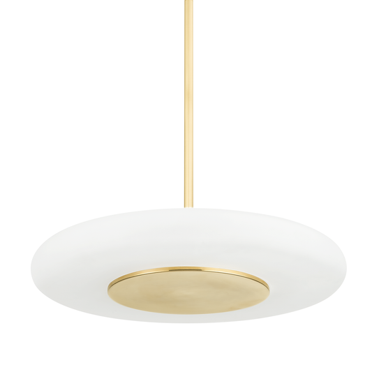 Hudson Valley Blyford 20.75" Pendant Aged Brass