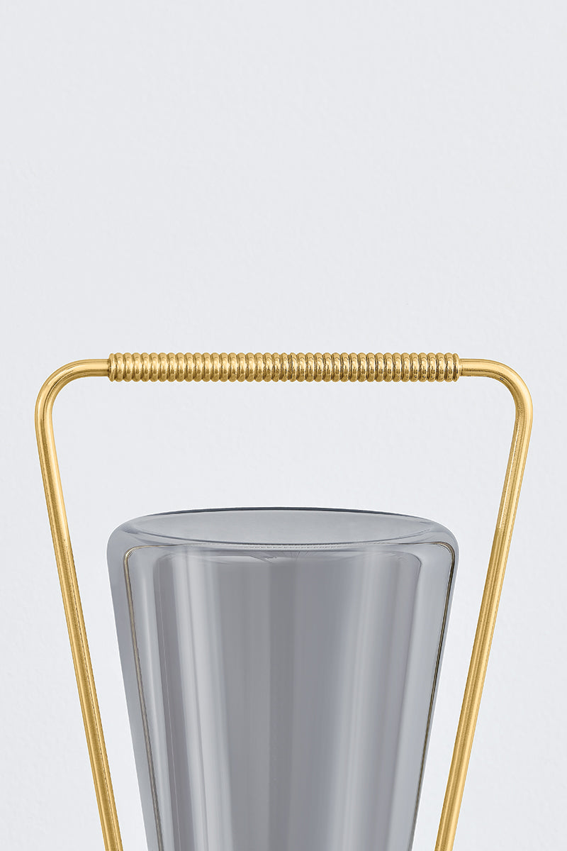 Hudson Valley Booker Table Lamp in Aged Brass, room setting 2