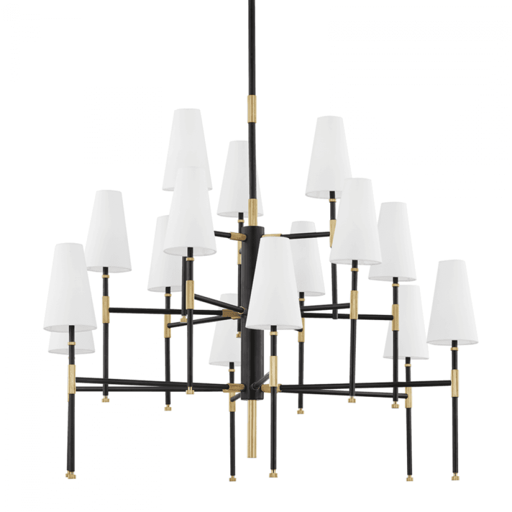 Hudson Valley Bowery Chandelier Bronze
