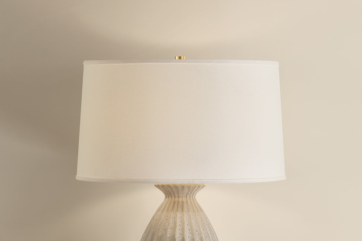 Hudson Valley Box Elder Table Lamp Aged Brass detail view 1
