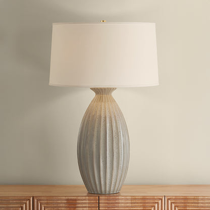 Hudson Valley Box Elder Table Lamp Aged Brass detail view 5