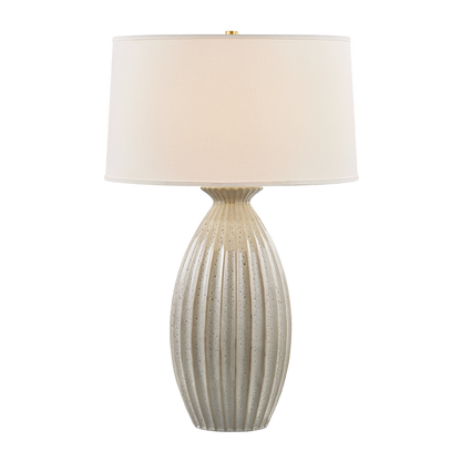 Hudson Valley Box Elder Table Lamp Aged Brass