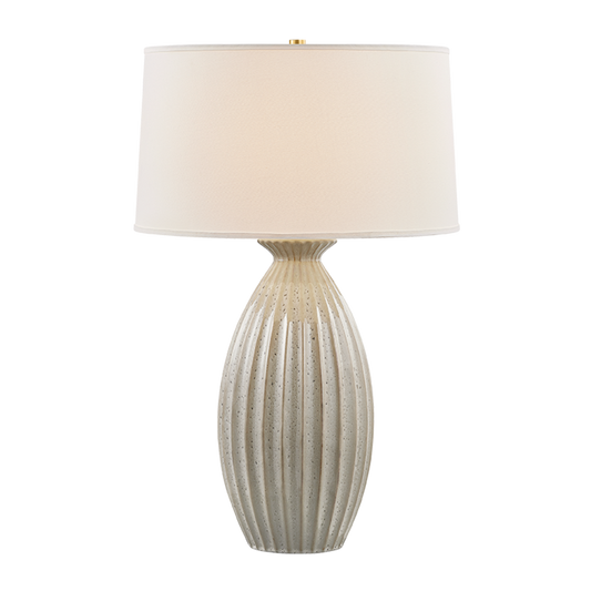 Hudson Valley Box Elder Table Lamp Aged Brass