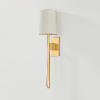 Hudson Valley Bridgeton Wall Sconce in Aged Brass, alternate view 1
