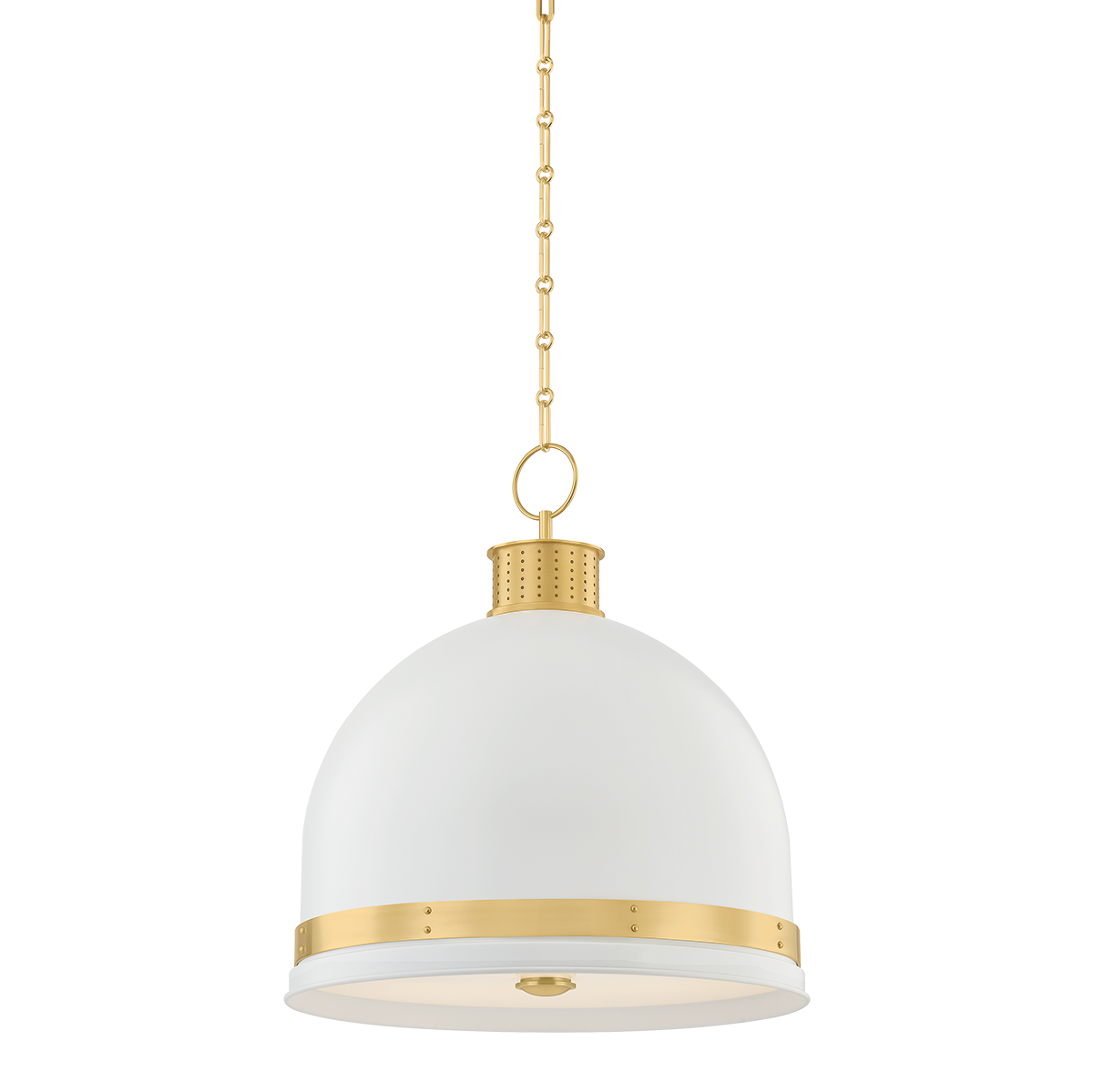 Hudson Valley Briscoe 3-Light Pendant Aged Brass