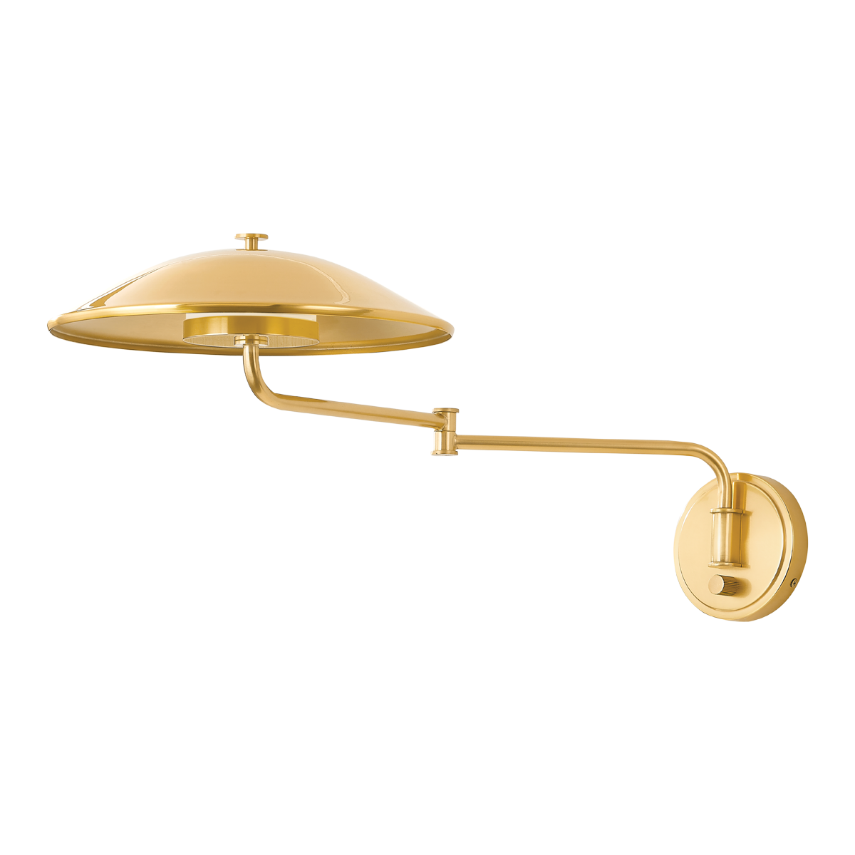 Hudson Valley Brockville Wall Sconce Aged Brass