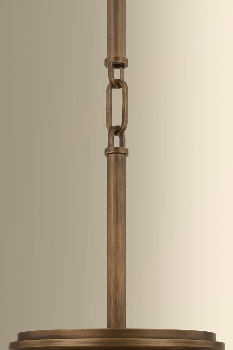 Hudson Valley Bruceville 16" Pendant in Historic Bronze, room setting 3