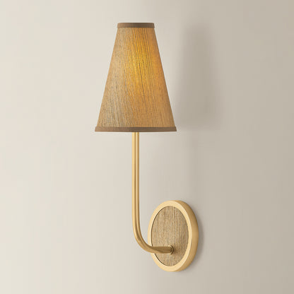Hudson Valley Buskirk Wall Sconce Aged Brass detail view 2