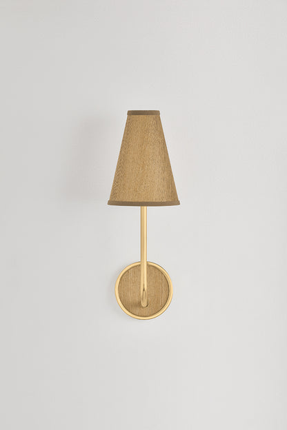 Hudson Valley Buskirk Wall Sconce Aged Brass detail view 3