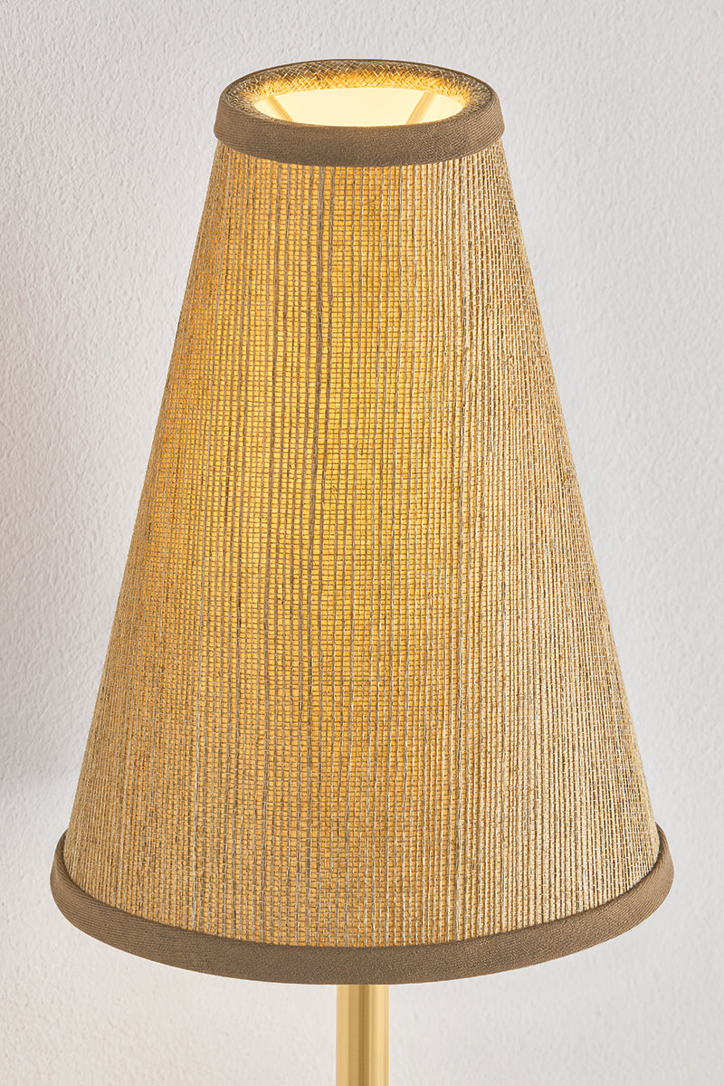 Hudson Valley Buskirk Wall Sconce Aged Brass detail view 5