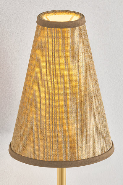 Hudson Valley Buskirk Wall Sconce Aged Brass detail view 5