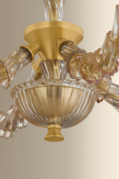 Hudson Valley Calumet 4-Light Chandelier in Aged Brass, room setting 2