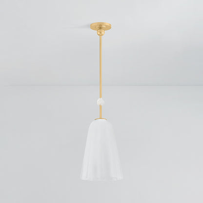 Hudson Valley Cambria Heights Pendant in Aged Brass, alternate view 1