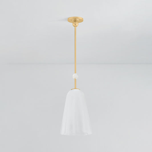 Hudson Valley Cambria Heights Pendant in Aged Brass, alternate view 1
