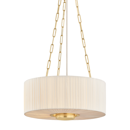 Hudson Valley Camby 3-Light Pendant Aged Brass