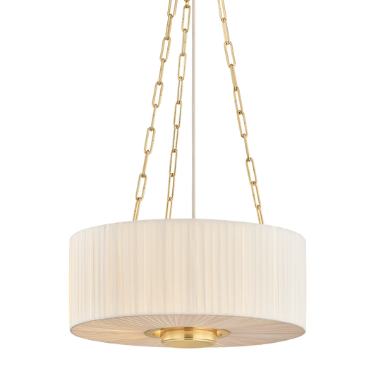 Hudson Valley Camby 3-Light Pendant Aged Brass
