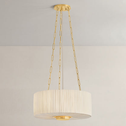Hudson Valley Camby 3-Light Pendant in Aged Brass, alternate view 2