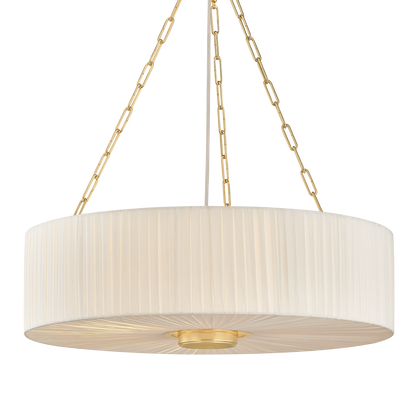 Hudson Valley Camby 4-Light Chandelier Aged Brass