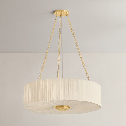 Hudson Valley Camby 4-Light Chandelier Aged Brass detail view 2